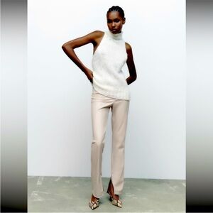 Zara Slim Flare faux pants